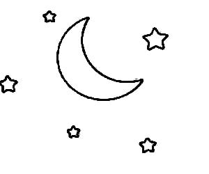 cara+menggambar+bulan+sabit+dan+bintang